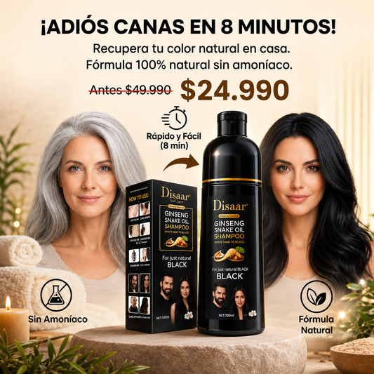 Disaar™ - SHAMPOO TINTE CUBRE CANAS
