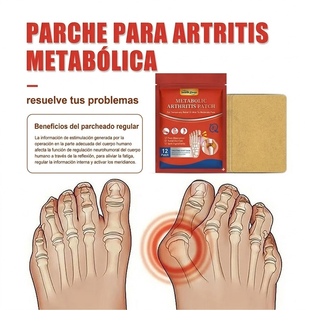 Metabolic Arthritis Patch™ – Calma el Dolor de Artritis y Gota