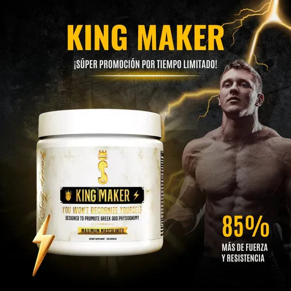 King Maker™ – Potencia tu Testosterona y Masa Muscular