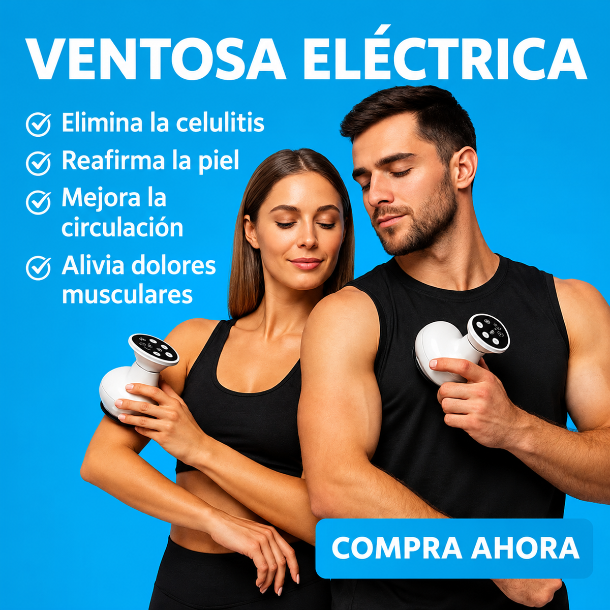 Ventosa Eléctrica Anti-Celulítica Anti-Dolores