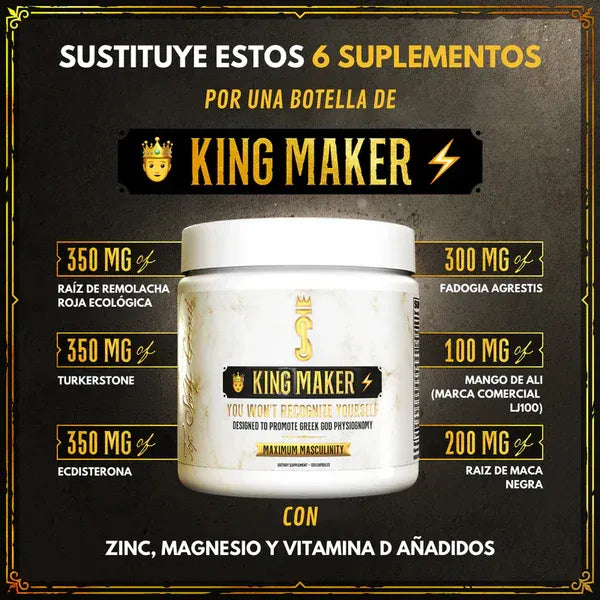 King Maker™ – Potencia tu Testosterona y Masa Muscular