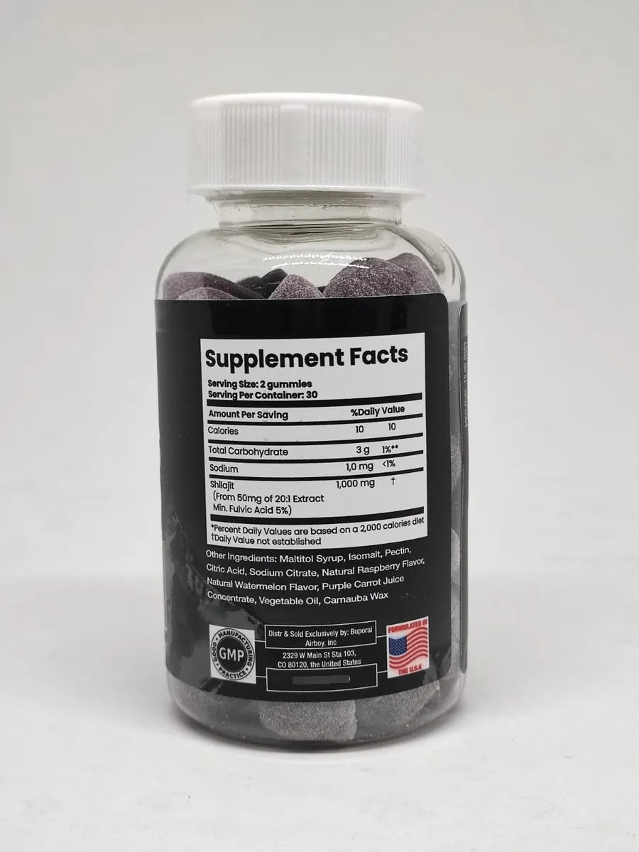 Shilajit Gummies™ – Potencia tu Energía y Rendimiento