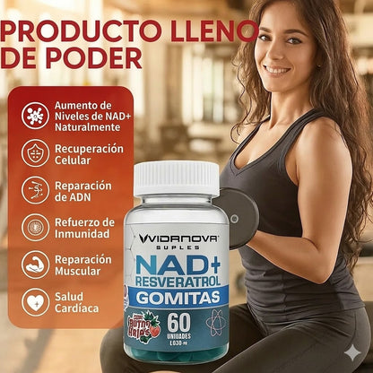 NAD + Resveratrol™ – Revierte el Envejecimiento Celular