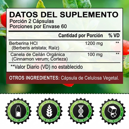 Berberine+™ – Controla tu Peso y Azúcar
