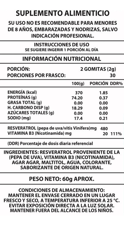 NAD + Resveratrol™ – Revierte el Envejecimiento Celular