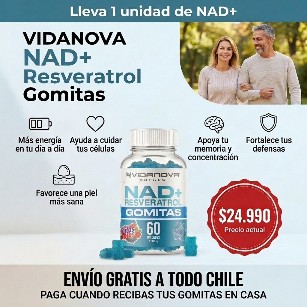 NAD + Resveratrol™ – Revierte el Envejecimiento Celular