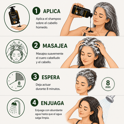 Disaar™ - SHAMPOO TINTE CUBRE CANAS