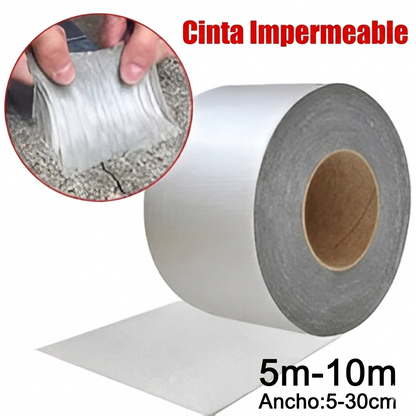 Pack x2: Cinta Impermeable™ - Repara goteras, grietas y filtraciones en segundos sin gastar una fortuna en técnicos